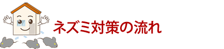 ネズミ対策の流れ
