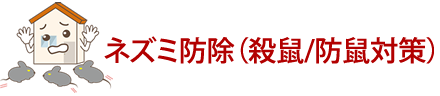 ネズミ駆除 ネズミ防除