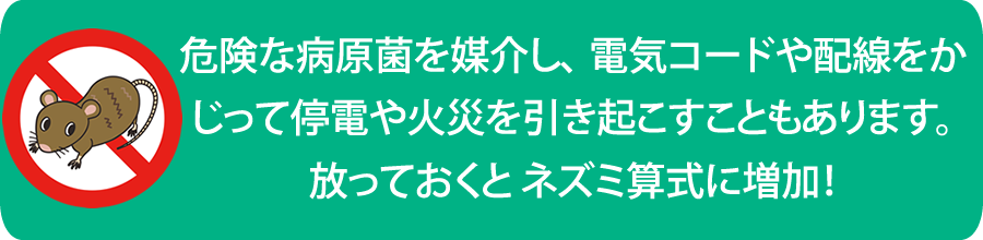 ネズミ駆除 ネズミ対策 ネズミ防除