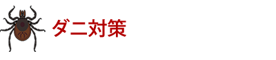 ダニ対策