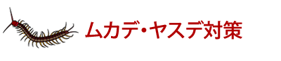 ムカデ　ヤスデ対策